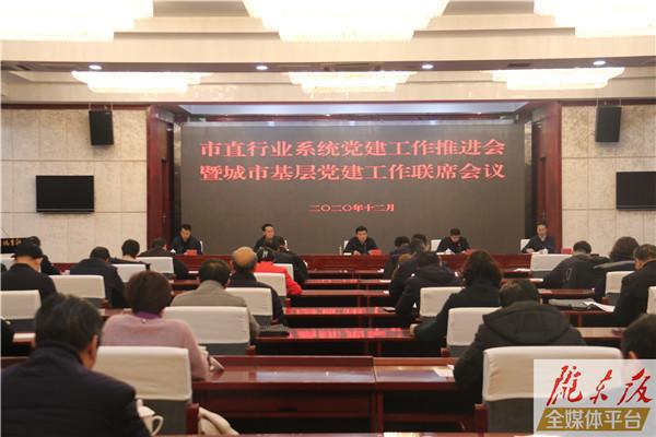 市直行業(yè)系統(tǒng)黨建工作推進(jìn)會(huì)暨城市基層黨建工作聯(lián)席會(huì)議召開(kāi)
