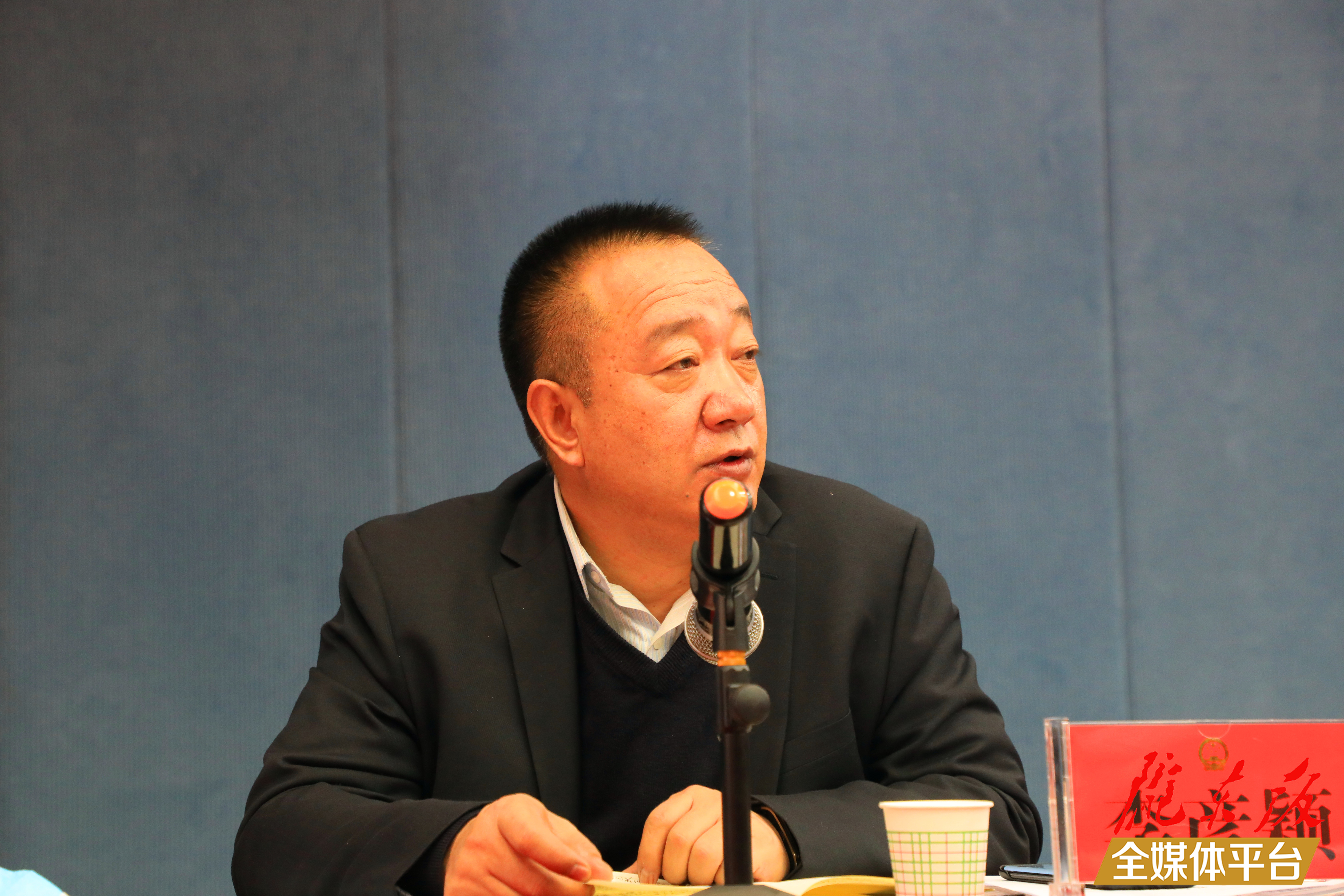 人大代表李彥穎參加分組審議時發(fā)言。