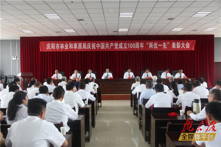 慶陽市林草系統(tǒng)舉行慶祝中國(guó)共產(chǎn)黨成立100周年“兩優(yōu)一先”表彰大會(huì)