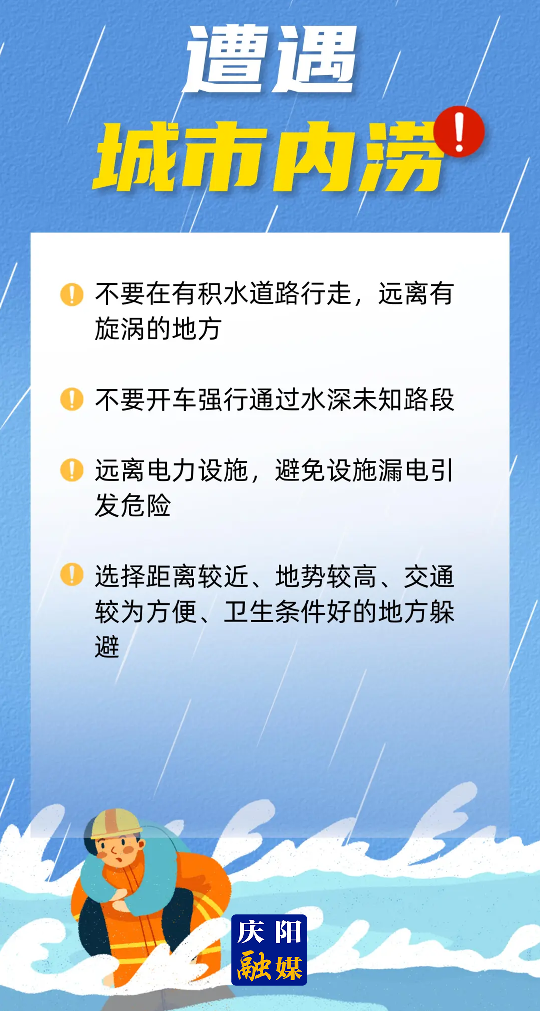【微海報】這些防汛知識趕緊get！