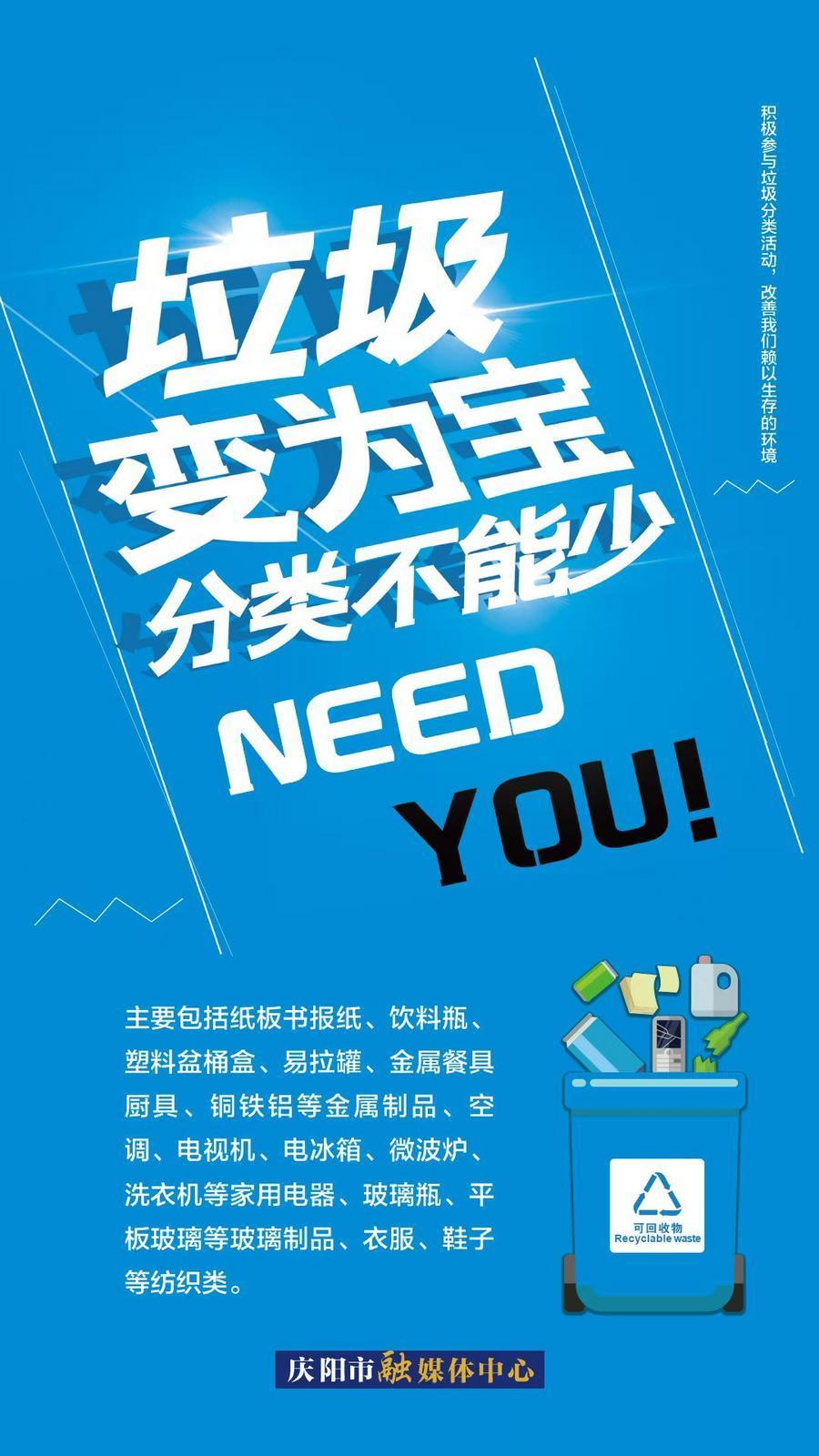 【微海報(bào)】垃圾變?yōu)閷?分類(lèi)不能少
