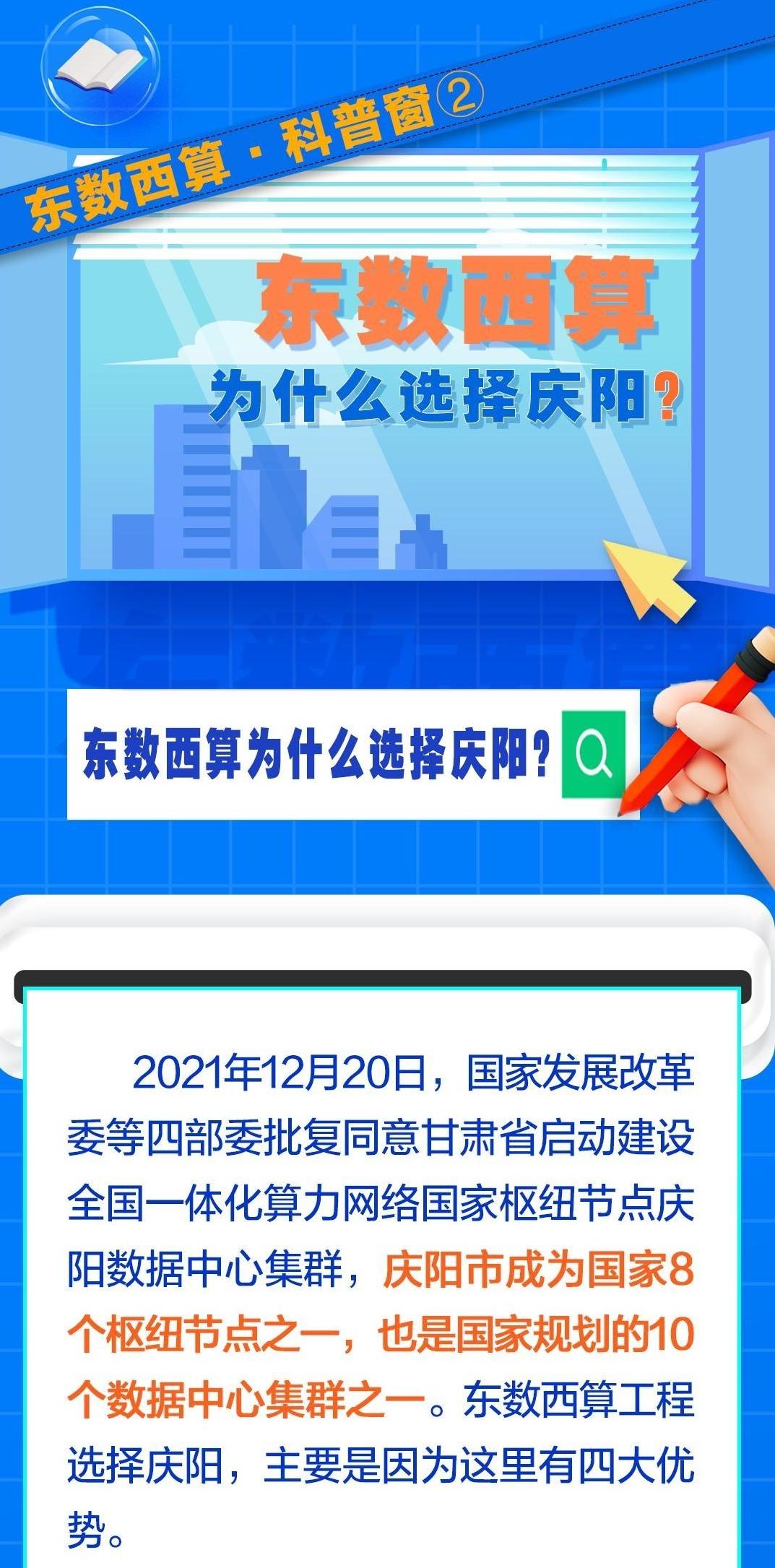 東數(shù)西算·科普窗②｜東數(shù)西算為什么選擇慶陽？
