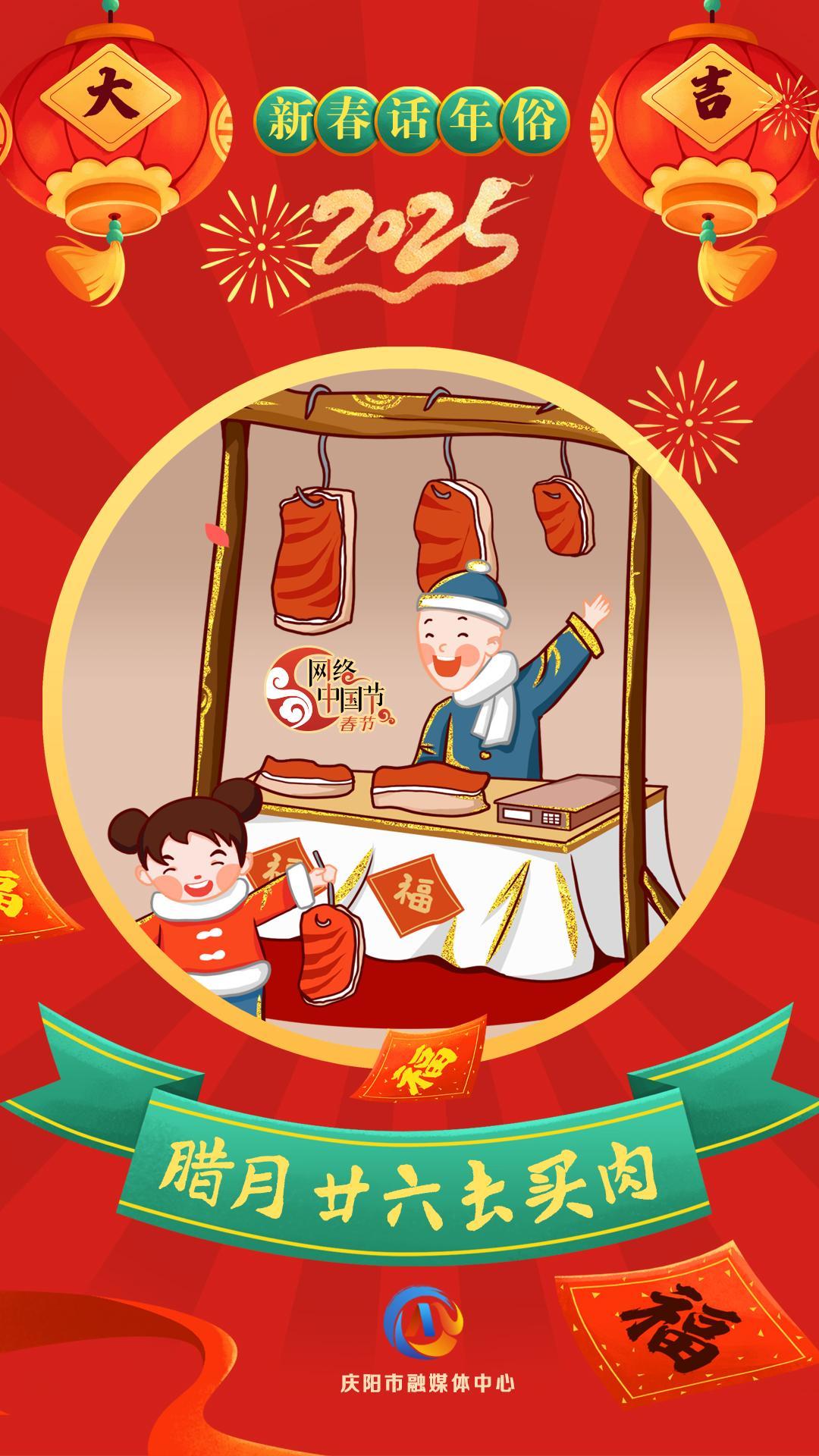 【新春話年俗】微海報(bào)丨臘月二十六去買肉