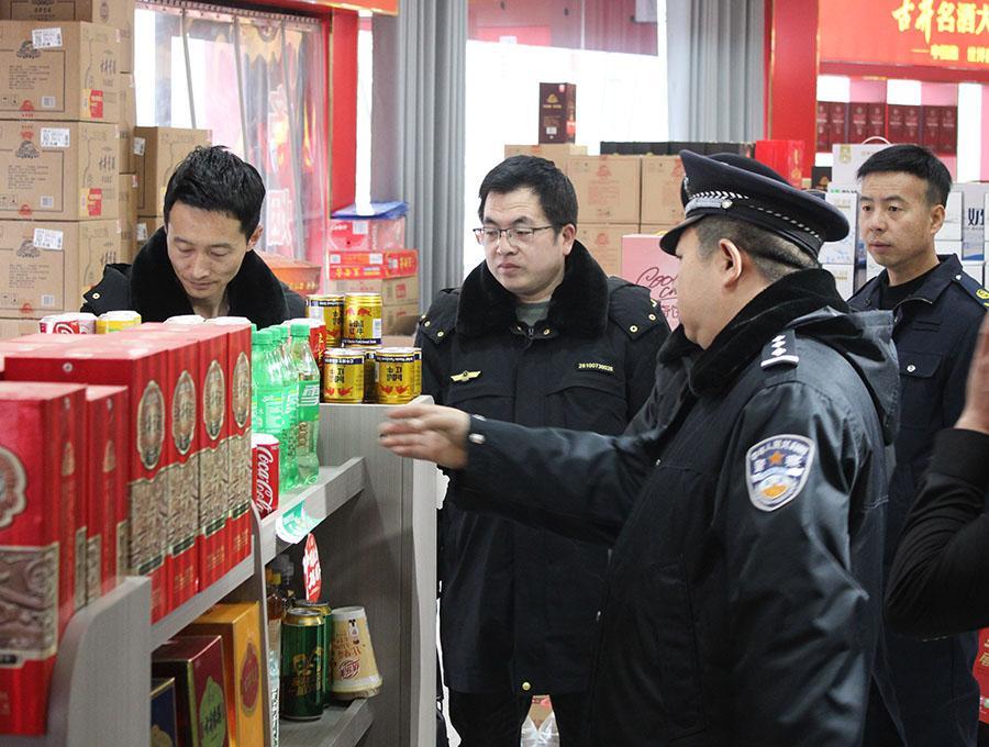 合水公安織牢食品安全防護(hù)網(wǎng)